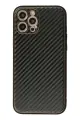 Newface Apple iPhone 12 Pro Max Kılıf Coco Karbon Silikon - Siyah