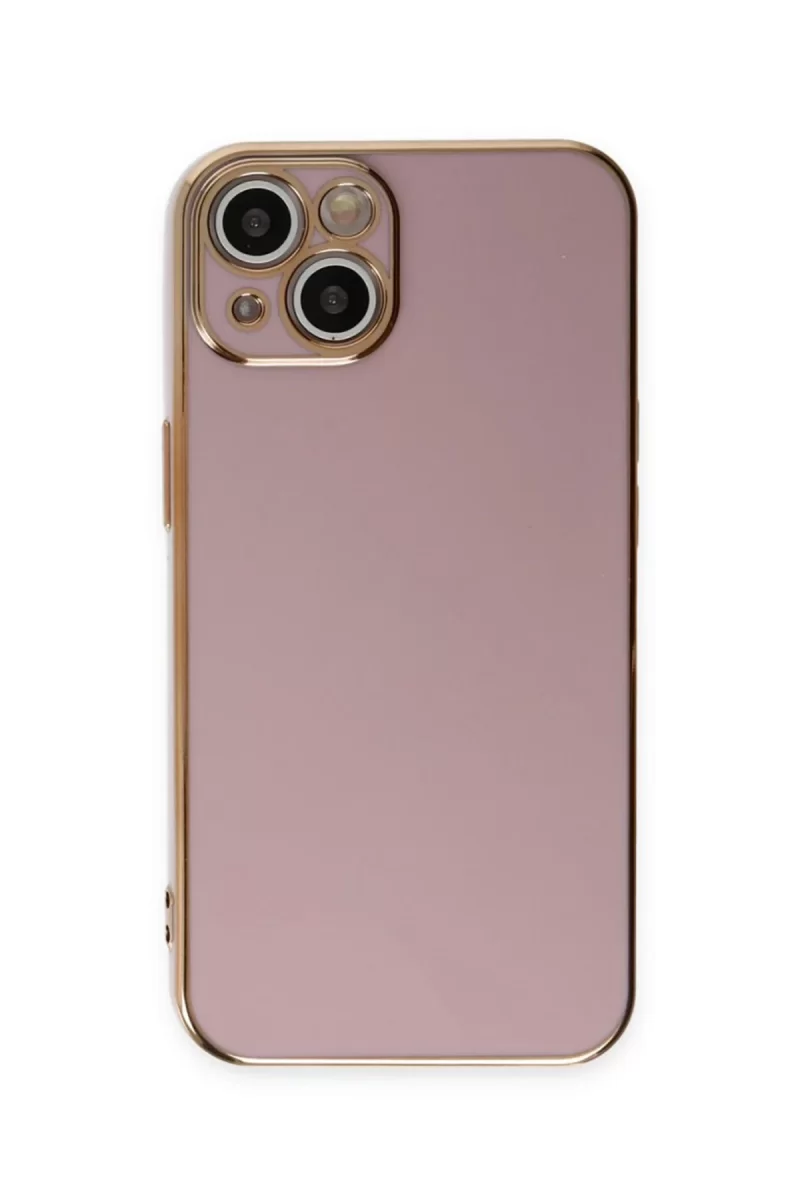 Newface Apple iPhone 15 Kılıf Volet Silikon - Mor
