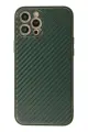 Newface Apple iPhone 12 Pro Max Kılıf Coco Karbon Silikon - Yeşil