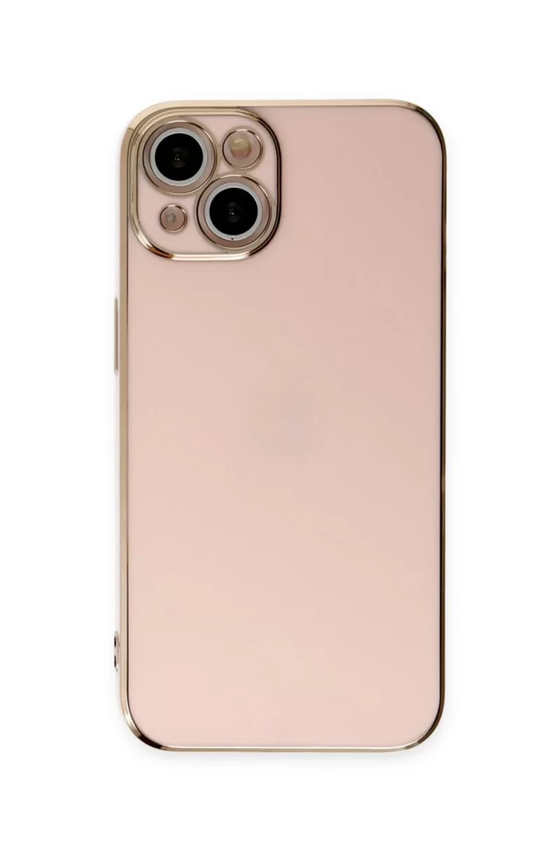 Newface Apple iPhone 15 Kılıf Volet Silikon - Pembe