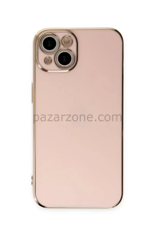 Newface Apple iPhone 15 Kılıf Volet Silikon - Pembe