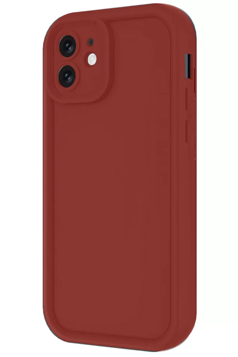 Newface Apple iPhone 11 Kılıf Viera Silikon - Bordo