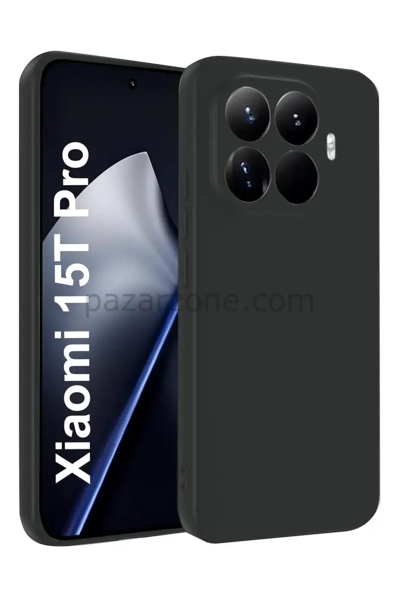 Newface Xiaomi Mi 15T Pro First Silikon - Siyah