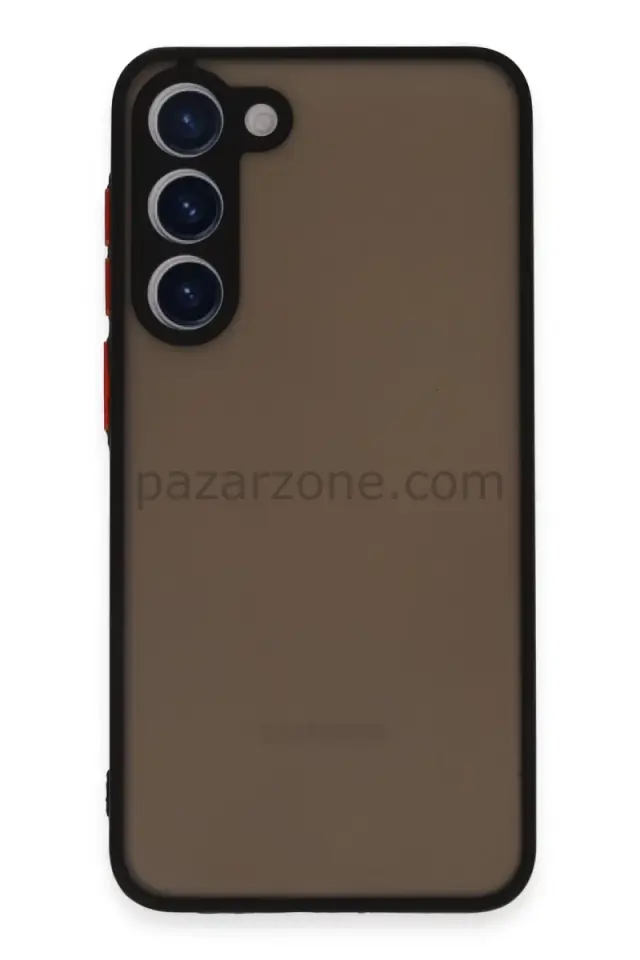 Newface Samsung Galaxy S23 Plus Kılıf Montreal Silikon Kapak - Siyah