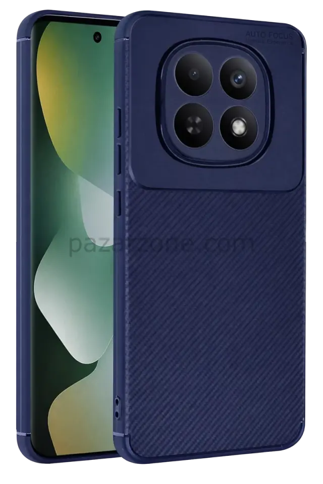 Newface Xiaomi Redmi Note 15 Pro 5G Auto Focus Karbon Kapak - Lacivert