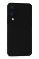 Newface Vivo Y17S Kılıf Nano içi Kadife Silikon - Siyah
