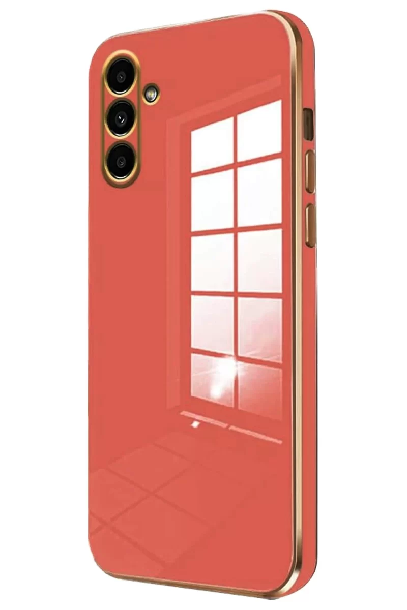 Newface Samsung Galaxy A35 5G Kılıf Volet Silikon - Kırmızı