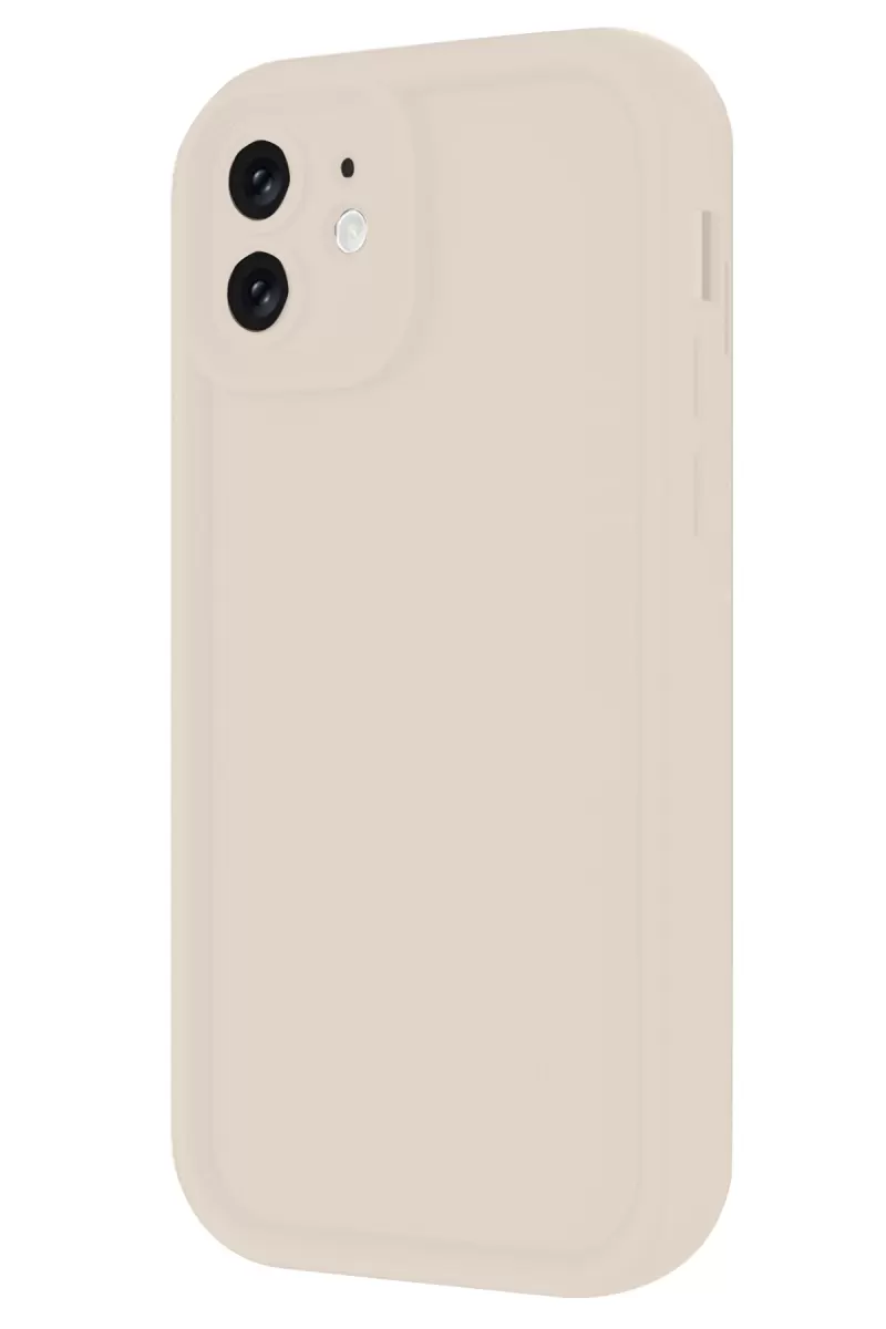 Newface Apple iPhone 11 Kılıf Viera Silikon - Krem