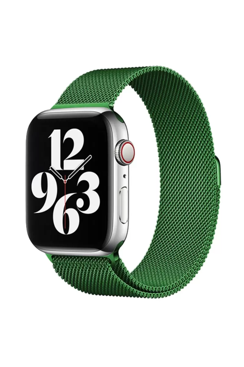 Newface Apple Watch 38mm Metal Mıknatıslı Kordon - Yeşil
