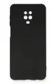 Newface Xiaomi Redmi Note 9 Pro Kılıf Nano içi Kadife Silikon - Siyah