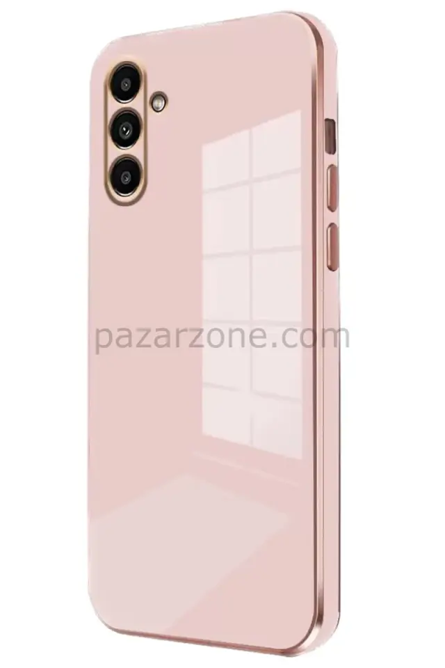 Newface Samsung Galaxy A35 5G Kılıf Volet Silikon - Pembe