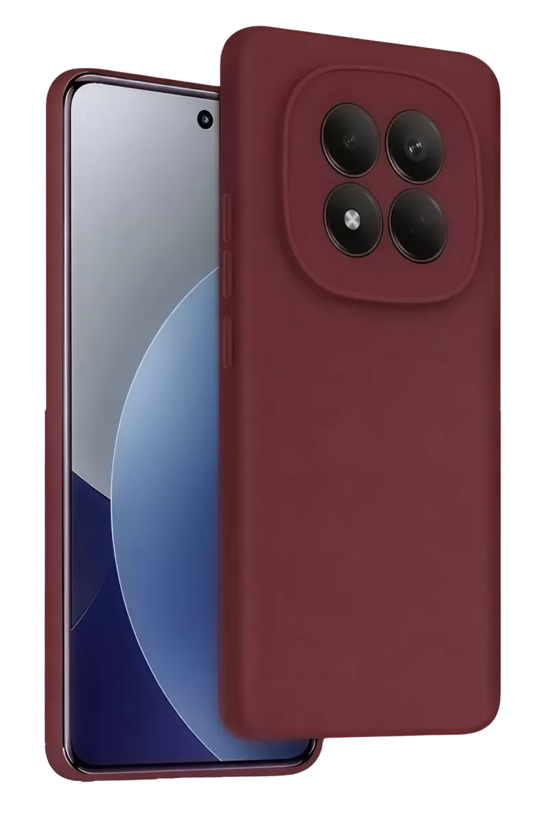 Newface Xiaomi Redmi Note 15 Pro 5G First Silikon - Bordo
