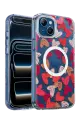 Onegif Apple iPhone 14 Desina Magsafe Kapak - Desen 6