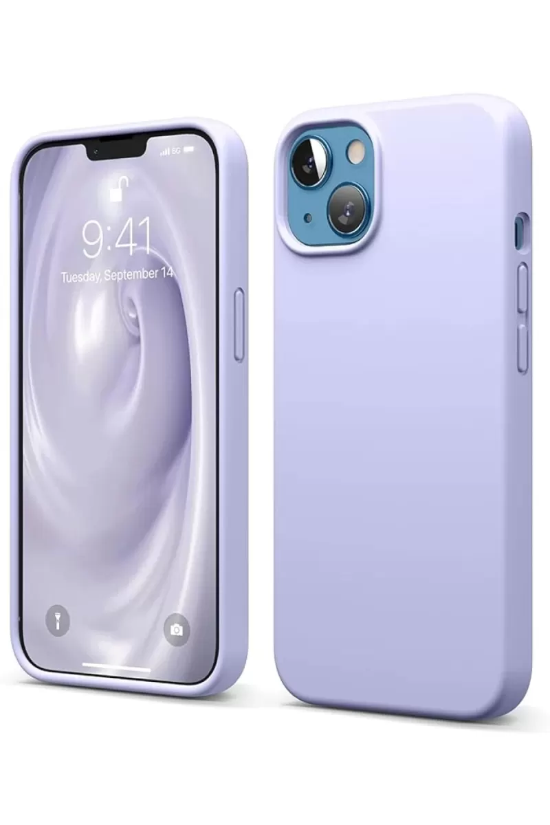 Newface Apple iPhone 14 Kılıf First Silikon - Lila