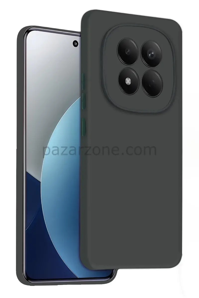 Newface Xiaomi Redmi Note 15 Pro 5G First Silikon - Koyu Yeşil