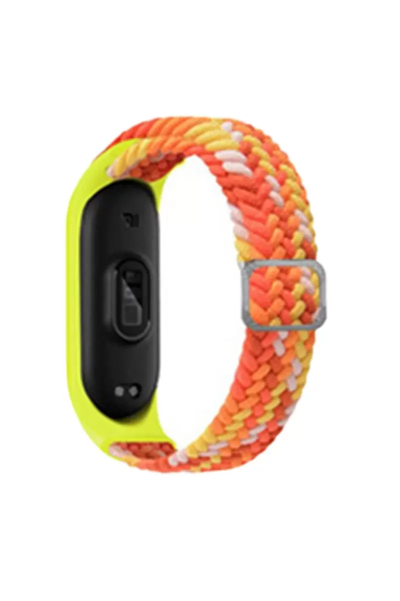 Newface Xiaomi Mi Band 4 Star Kordon - Turuncu-Sarı