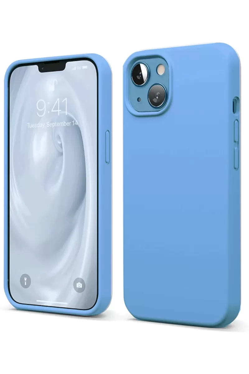 Newface Apple iPhone 14 Kılıf First Silikon - Mavi