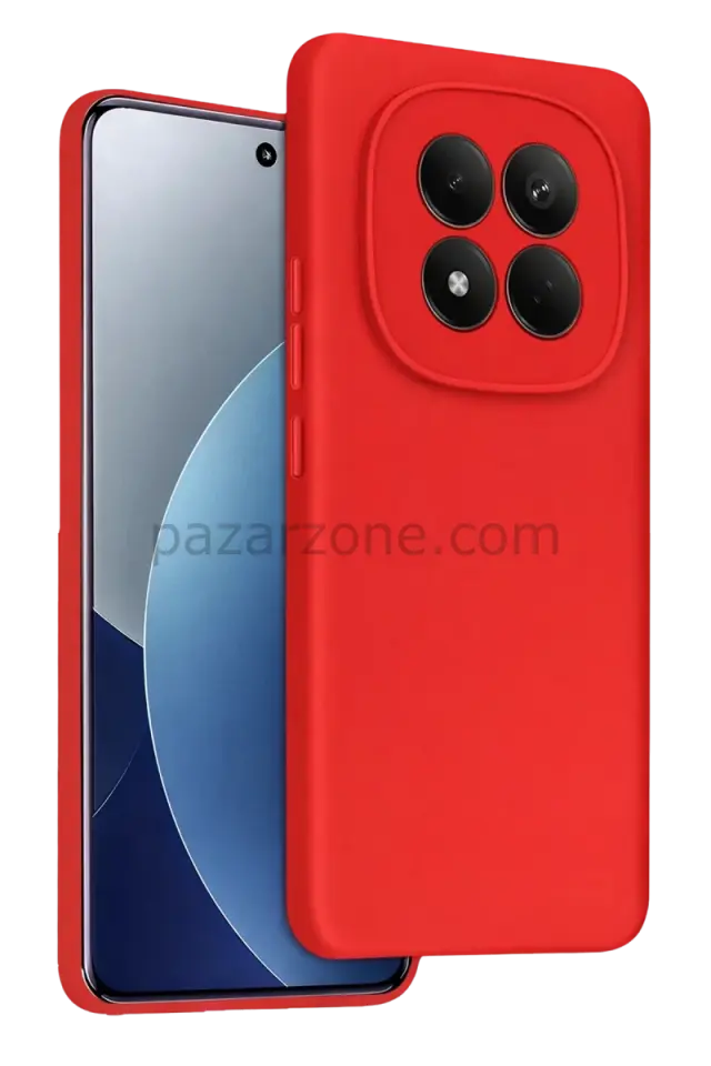 Newface Xiaomi Redmi Note 15 Pro 5G First Silikon - Kırmızı