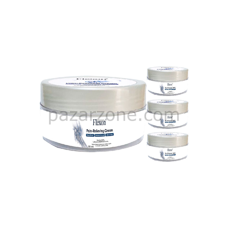 Flexon Krem 50 ml 4 Adet YakıEtkili Devrimsel AğrıBloklayıcı RelaxKrem