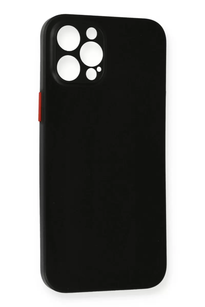 Newface Apple iPhone 12 Pro Max Kılıf PP Ultra İnce Kapak - Siyah
