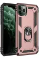 Newface Apple iPhone 11 Pro Kılıf Sofya Yüzüklü Silikon Kapak - Rose