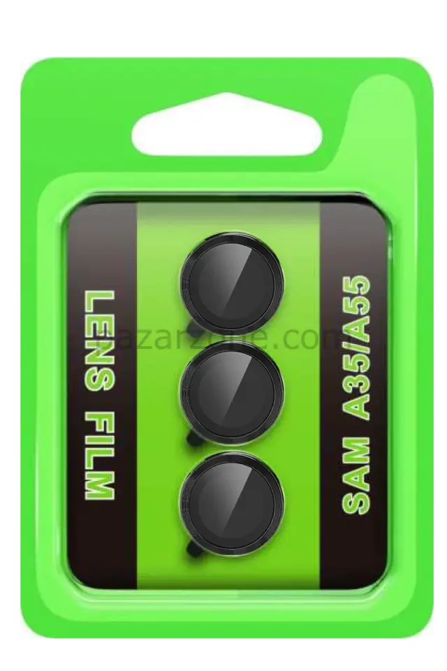Newface Samsung Galaxy A35 5G Raze Metal Kamera Lens - Siyah