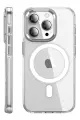Joko Apple iPhone 15 Pro Max Kılıf Crystal Magsafe Kapak - Şeffaf