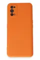 Newface Realme 7 Pro Kılıf Nano içi Kadife Silikon - Turuncu