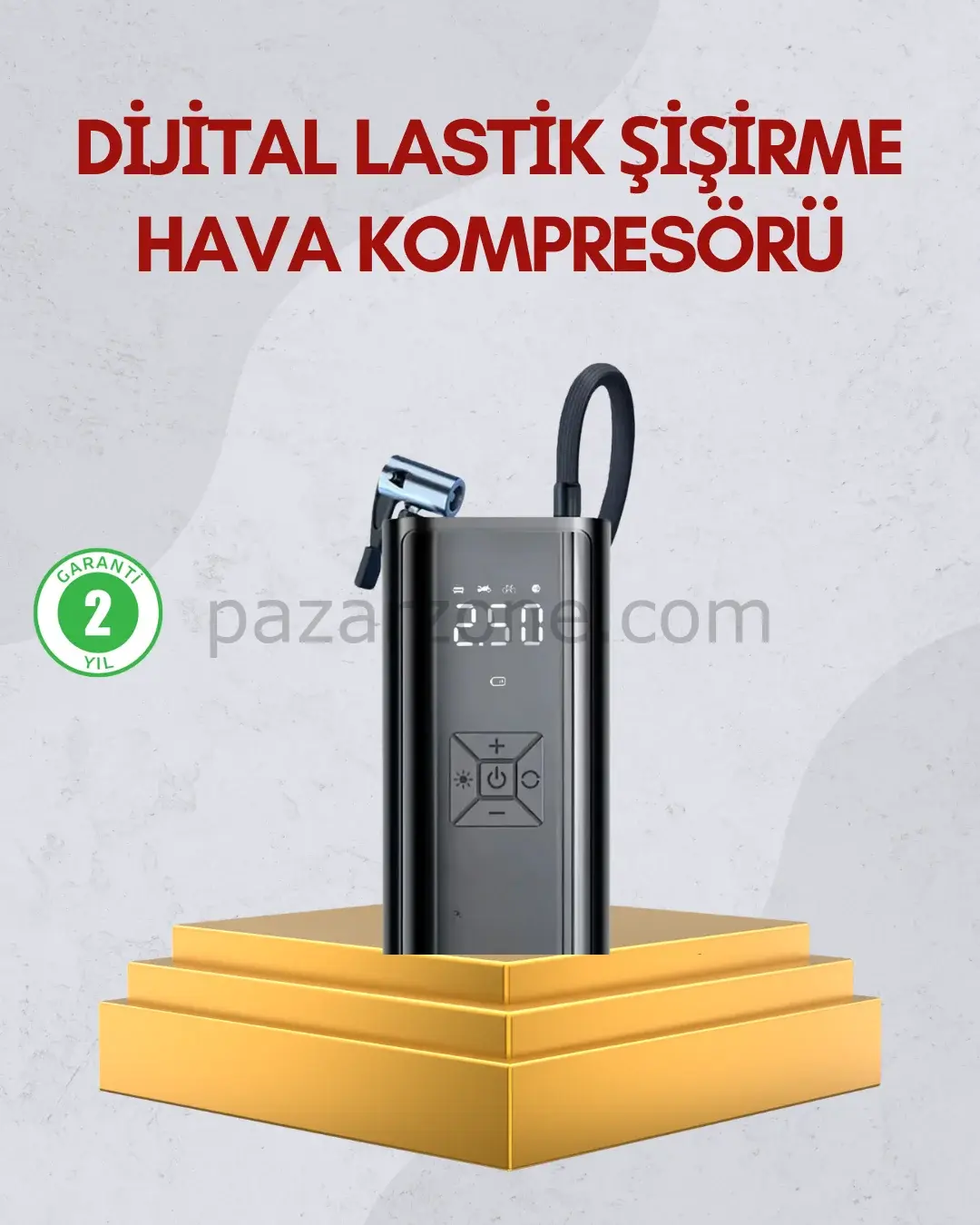 Kablosuz Kullanımlı Dijital Kontrollü Taşınabilir Şişirme Cihazı