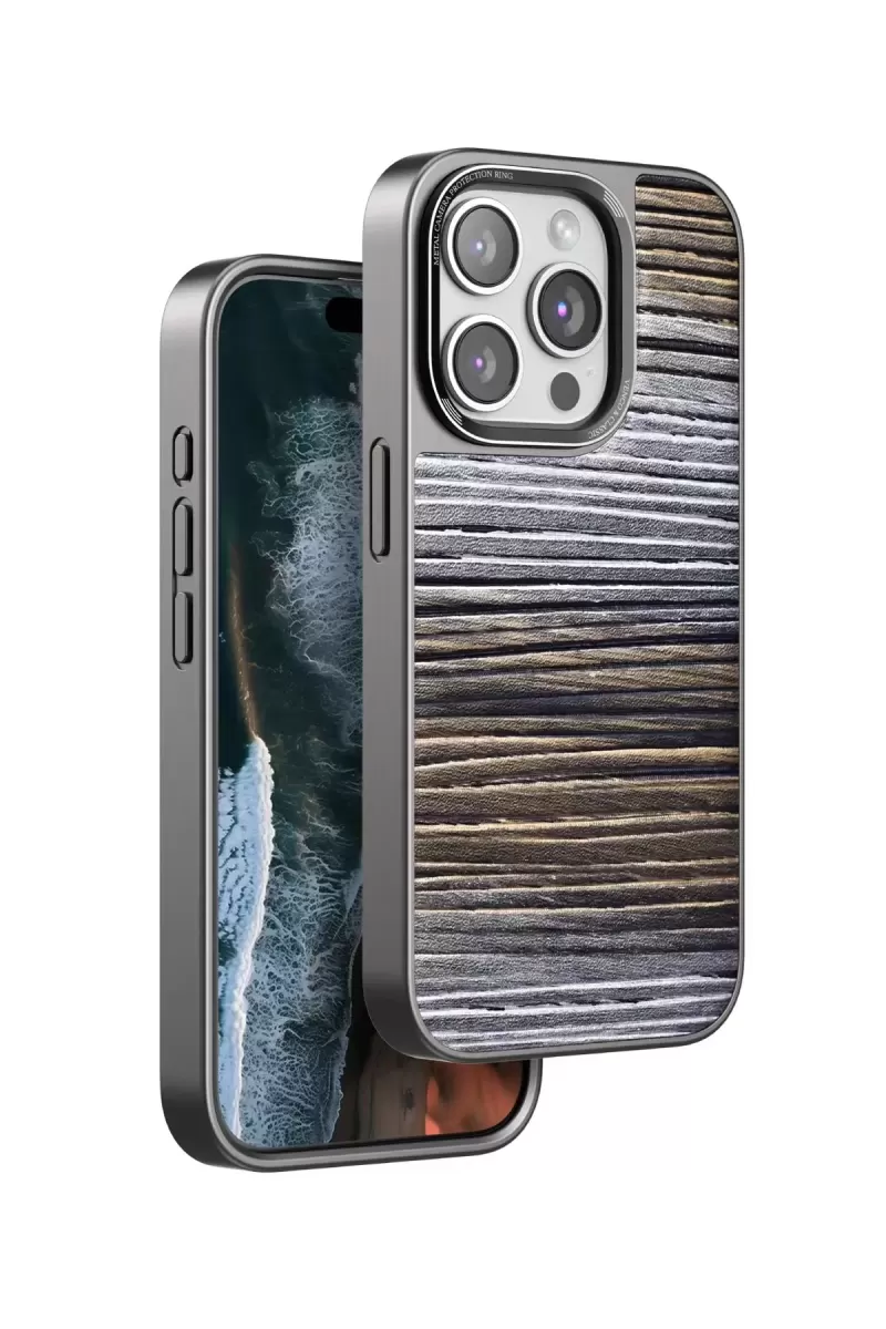 Venco Apple iPhone 15 Pro Wave Kapak - Sarı