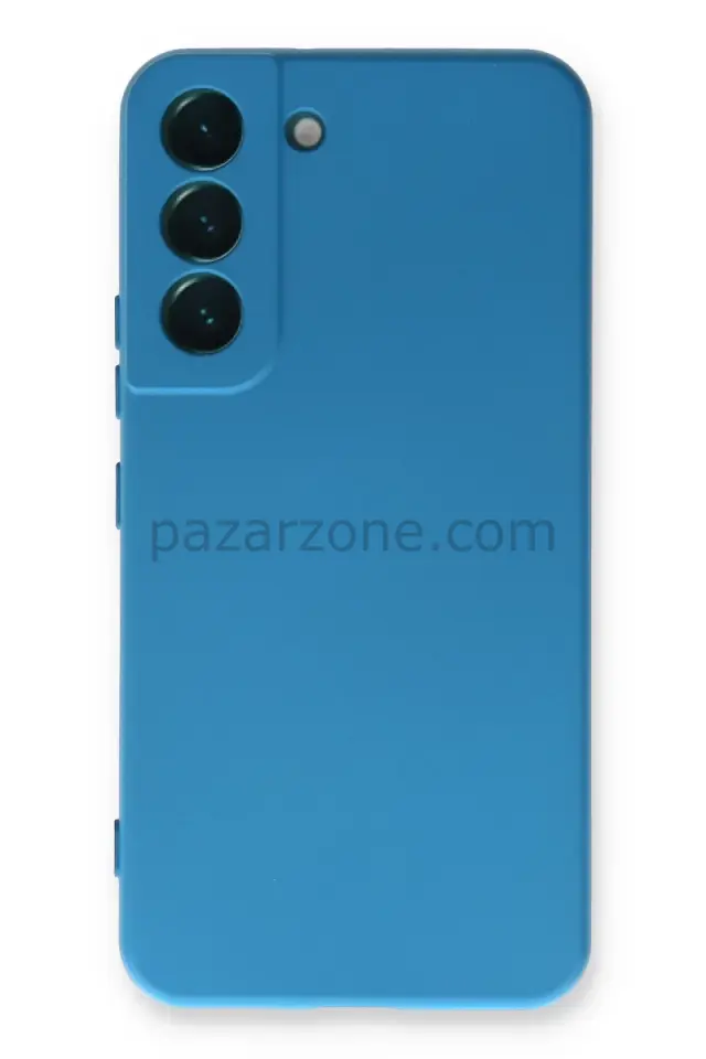 Newface Samsung Galaxy S23 Plus Kılıf Nano içi Kadife Silikon - Mavi