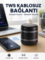Taşınabilir Silindir Tasarım Bluetooth 5.0 Hoparlör Yüksek Bas Performanslı Yeni Nesil