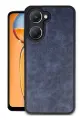 Newface Vivo Y18 Kılıf Aras Deri Kapak - Lacivert