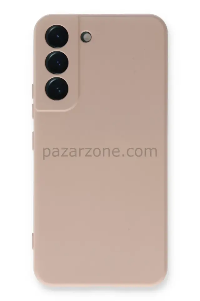 Newface Samsung Galaxy S23 Plus Kılıf Nano içi Kadife Silikon - Pudra