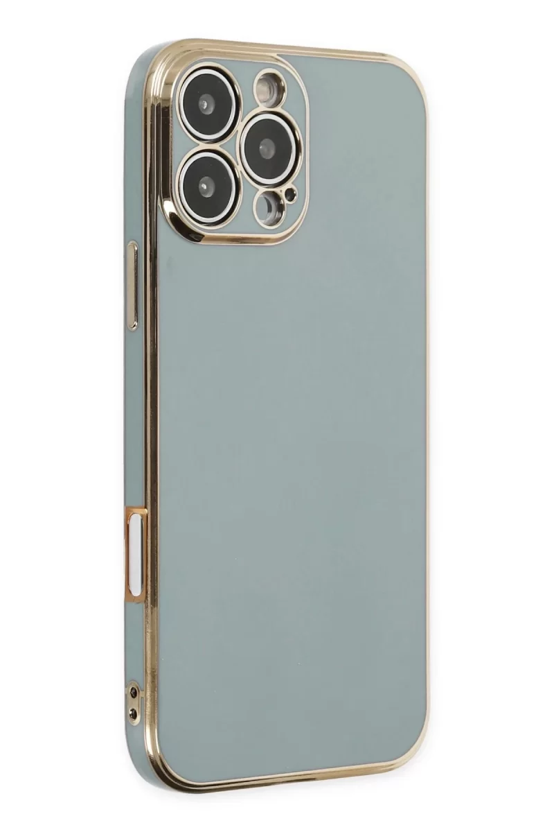 Newface Apple iPhone 16 Pro Kılıf Volet Silikon - Açık Yeşil