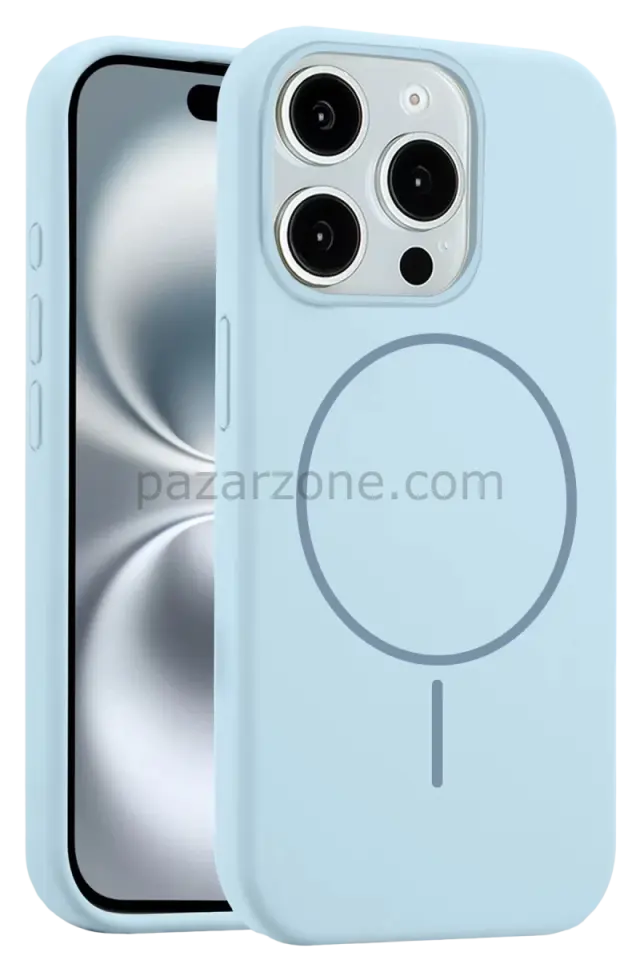 Joko Apple iPhone 15 Pro Max Kılıf Jully Magsafe Kapak - Mavi