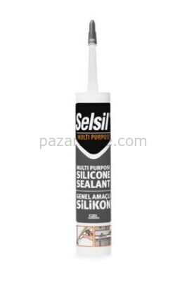 Siyah Universal Silikon - 280 gr - Dolgu Silikonu