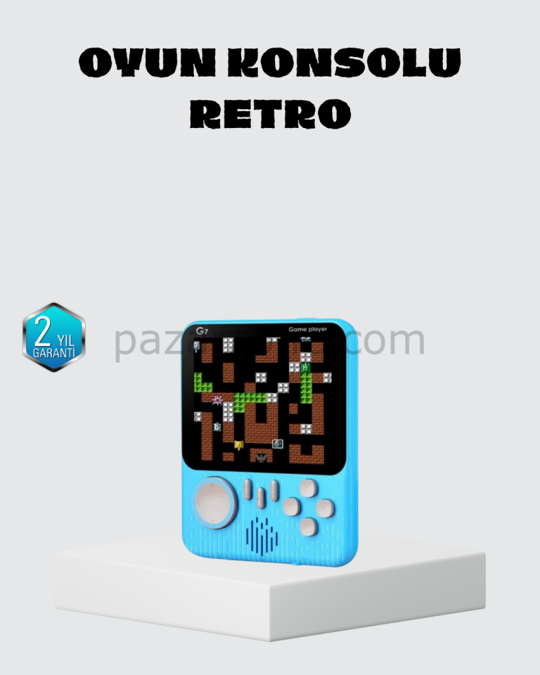 666 Oyunlu Retro Mini Oyun Konsolu – 3.5'' LCD Ekran ve Çift Kişilik Oyun