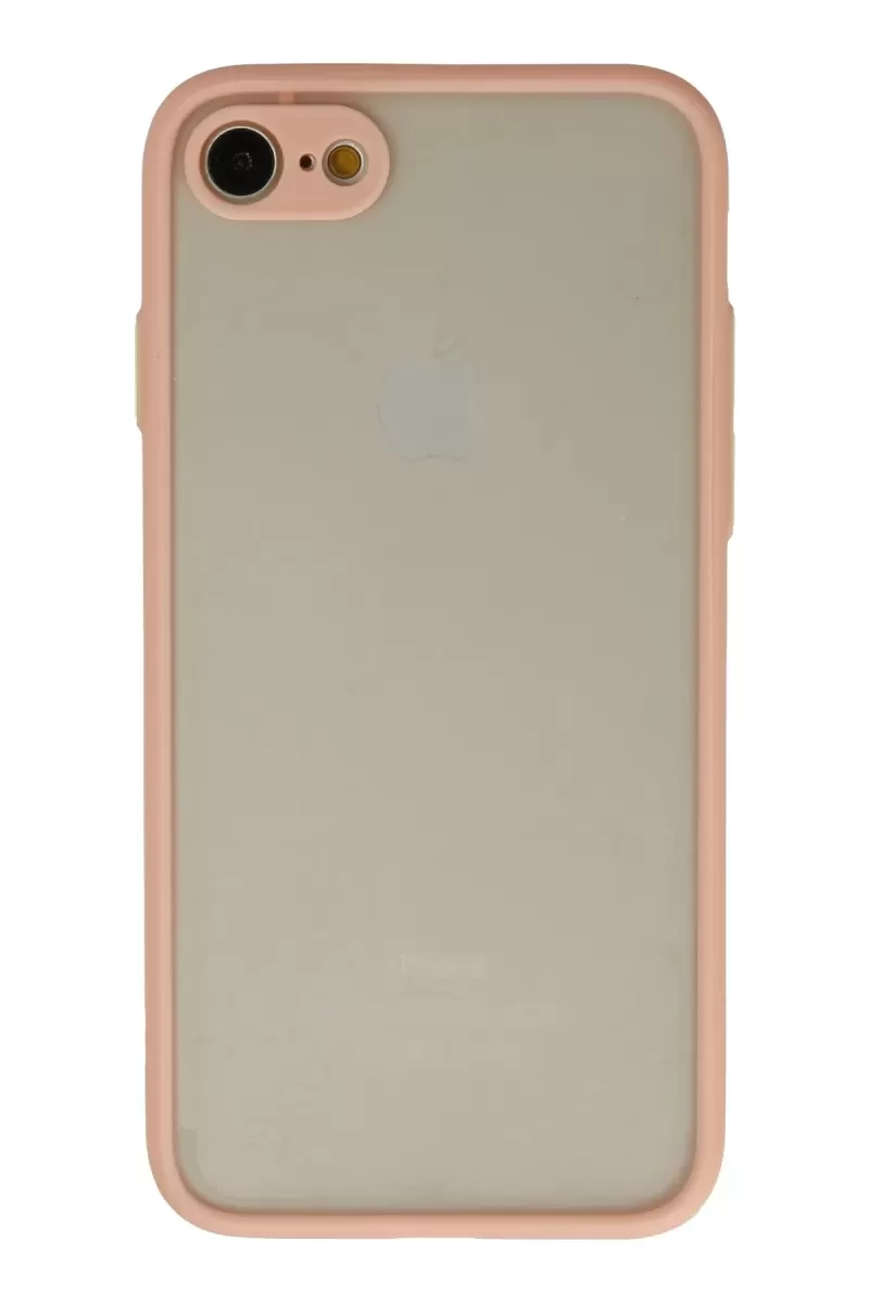 Newface Apple iPhone 7 Kılıf Montreal Silikon Kapak - Pembe