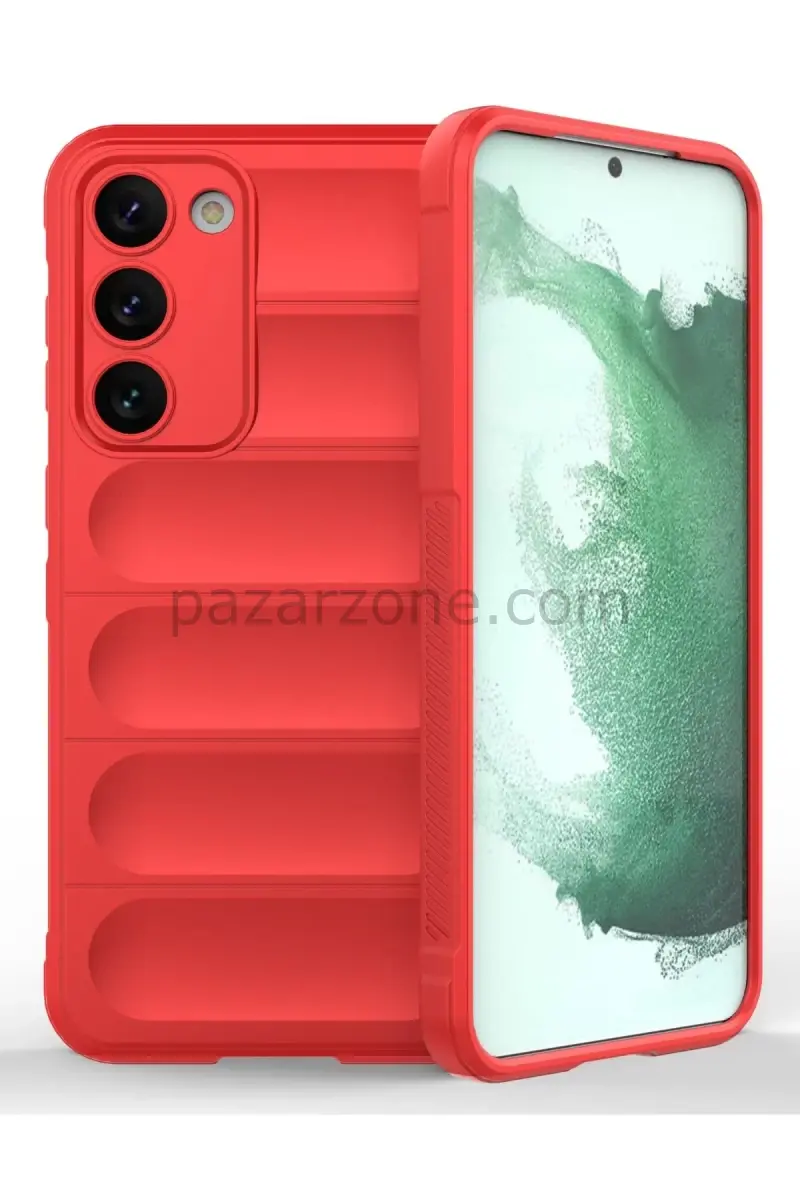 Newface Samsung Galaxy S23 Plus Kılıf Optimum Silikon - Kırmızı