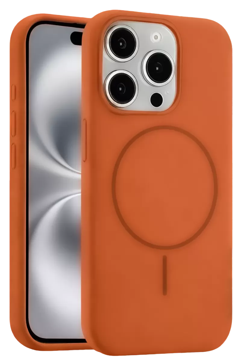 Joko Apple iPhone 15 Pro Max Kılıf Jully Magsafe Kapak - Turuncu