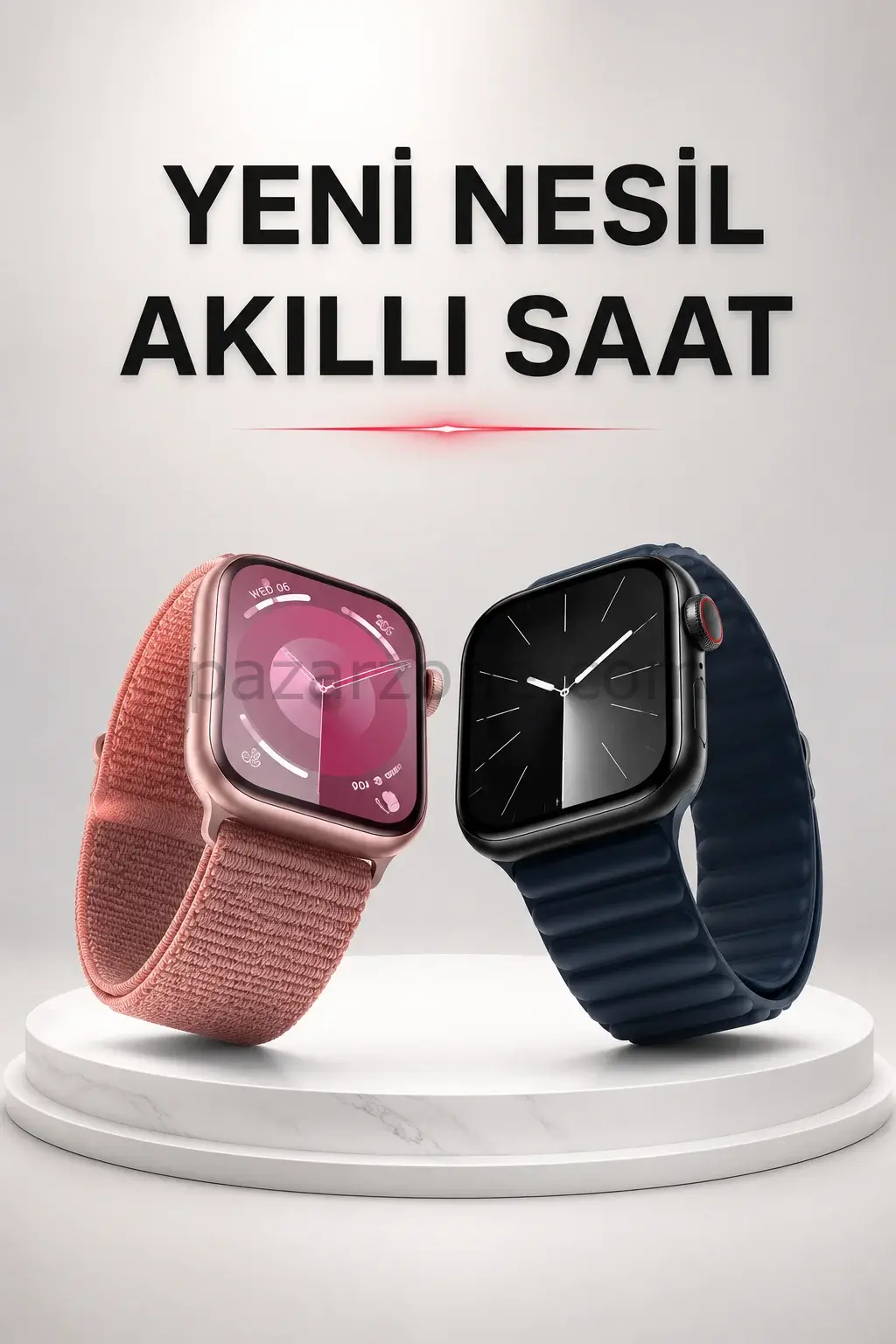 Akıllı Saat İos Andorid Destekli Arama Özeliği Sensörlü Bluetooth Bağlantılı