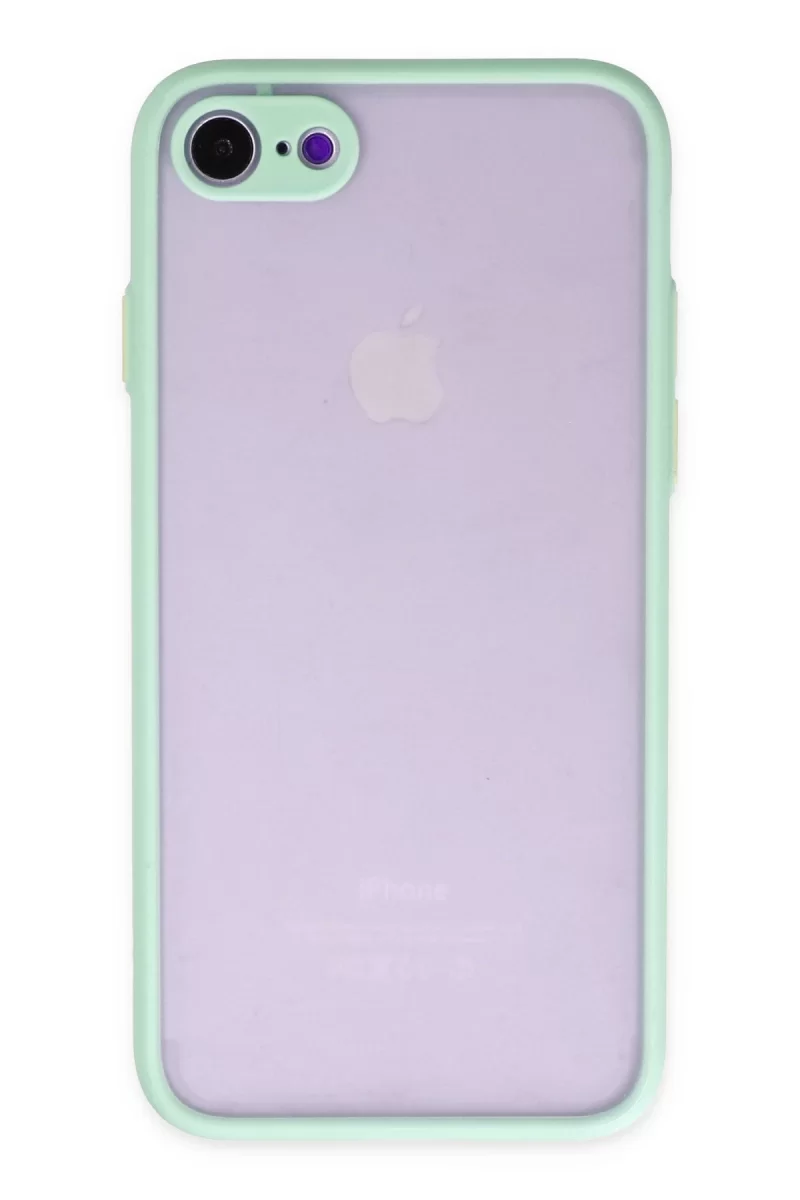 Newface Apple iPhone 7 Kılıf Montreal Silikon Kapak - Turkuaz