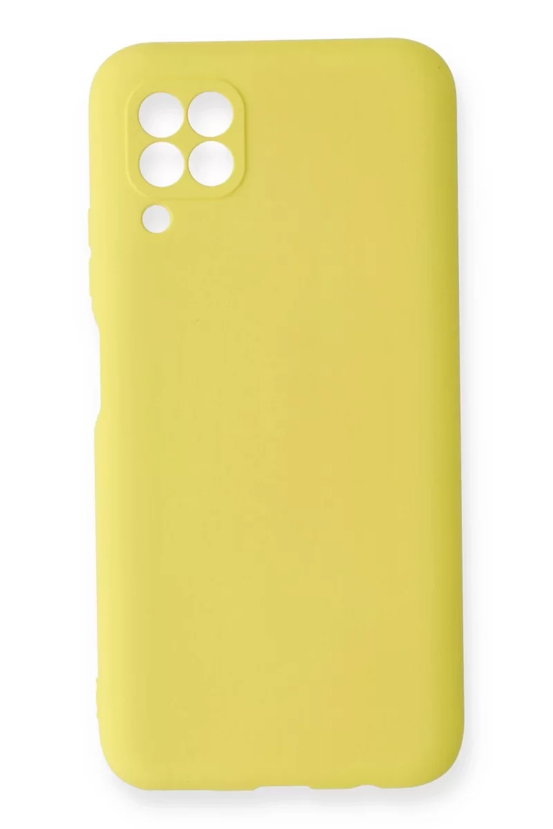 Newface Huawei P40 Lite Kılıf Nano içi Kadife Silikon - Sarı