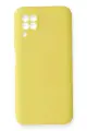 Newface Huawei P40 Lite Kılıf Nano içi Kadife Silikon - Sarı