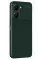Newface Vivo Y18 Kılıf Auto Focus Karbon Kapak - Koyu Yeşil