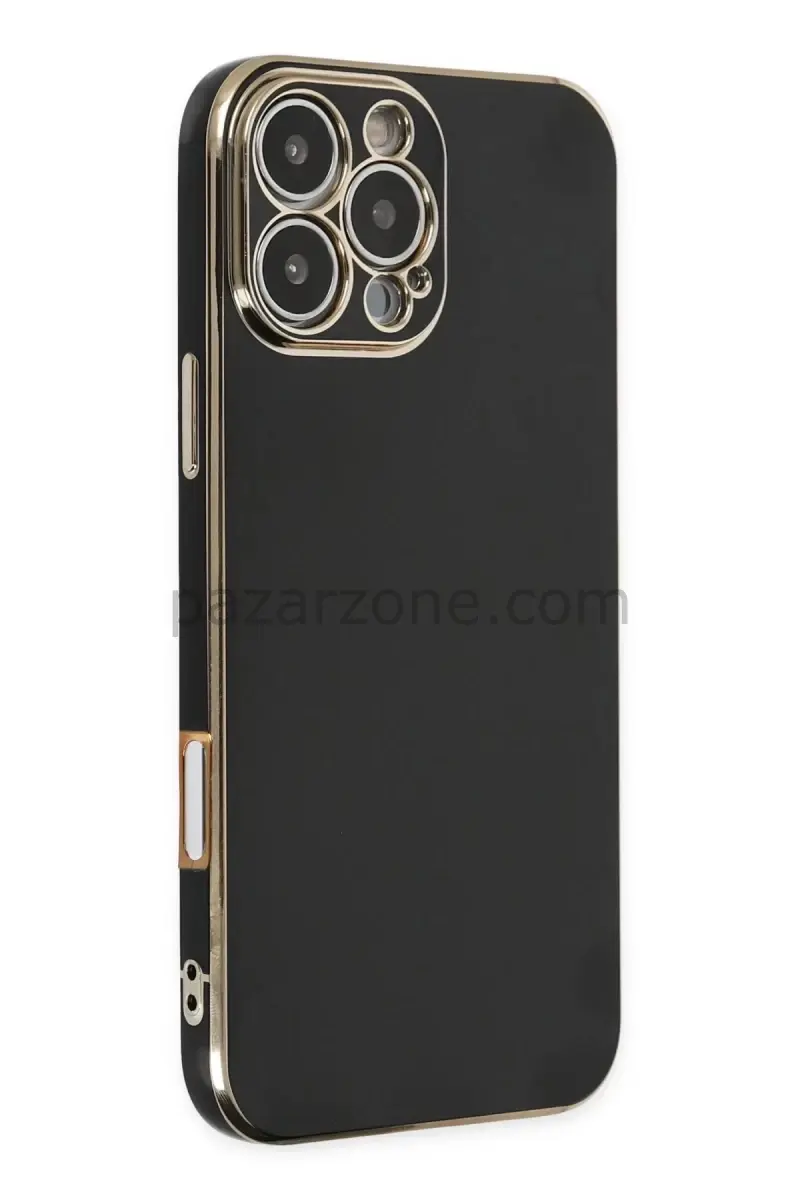 Newface Apple iPhone 16 Pro Kılıf Volet Silikon - Siyah