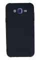 Newface Samsung Galaxy J7 Kılıf Nano içi Kadife Silikon - Lacivert