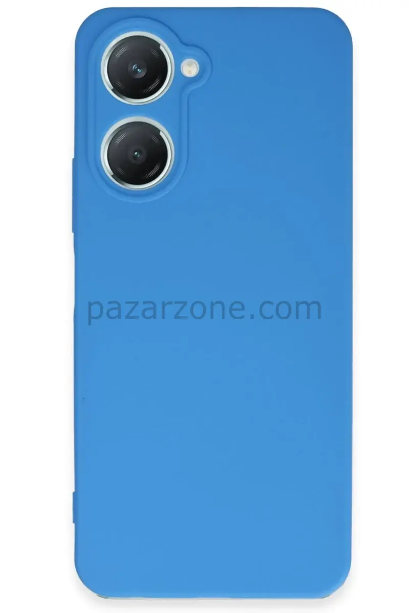 Newface Vivo Y18 Kılıf First Silikon - Mavi