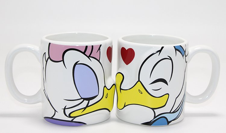Donald Ve Daisy Duck Çift Kupa Bardak Seti